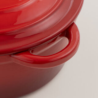 Alberto enameled cast iron dutch oven 20*25.5*8.5cm, red