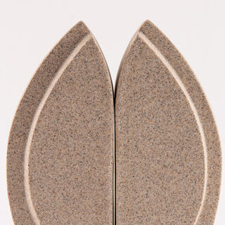 Homez resin books holder 14.2*7*18cm, beige