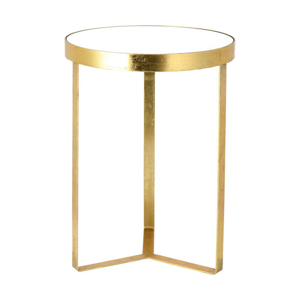 Side Table Round Metal Gold image number 0