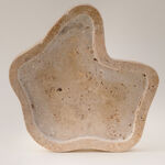 Homez marble irregular shape tray 22.8*22.8*2.5cm image number 2