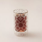 Dallaty Glass Tea Cups Set 6Pcs, Silver image number 3