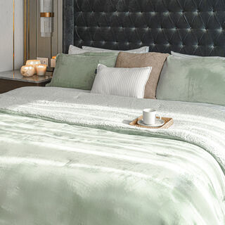 3 Pcs Flannel Comforter Set King Size