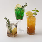 La Mesa Glass Tumbler Set 4Pcs 320Ml, Blue image number 4