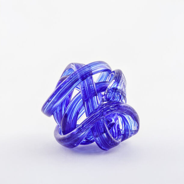 Homez Home Accent Glass Navy Blue 15*15*15 Cm image number 2