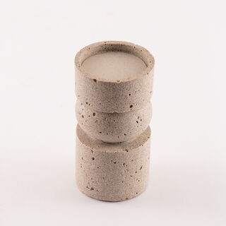 Huda Vase 9.4x9.4x17cm Dark Grey