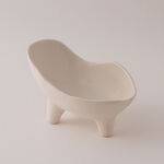 Homez Deep Ceramic Decor Bowl, Beige 26*17.5*17 Cm image number 1