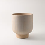 Designers made ceramic planter, beige 27.5*30.5cm image number 0