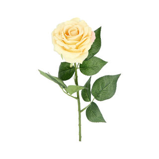 Artificial Flower Rose Cream