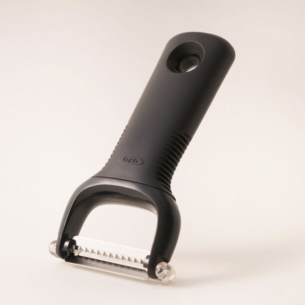 OXO stainless steel julienne peeler 6*3*1cm, black image number 3