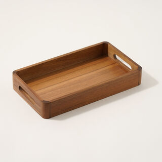 Dallaty acacia wood serving tray 5*18*32cm, brown