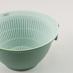Alberto plastic colander set, green 28.5*26*13.5 cm image number 3