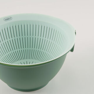 Alberto plastic colander set, green 28.5*26*13.5 cm