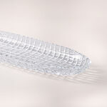 La Mesa oval glass plate large 50.5*16*3.3 cm image number 1