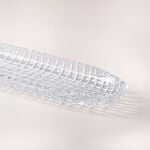 La Mesa oval glass plate large 50.5*16*3.3 cm image number 1