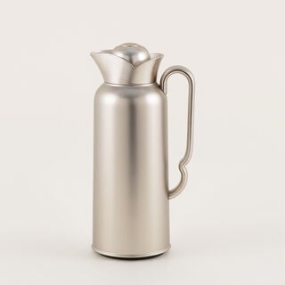 دلتي دلة ستانلس ستيل، فضي مطفي 1 لتر