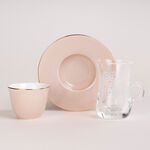 Tea And Arabic Coffee Set 20 Pieces Brown image number 1