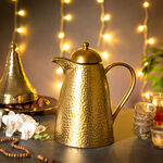 Porcelain Vacuum Flask Manuscript Gold image number 0