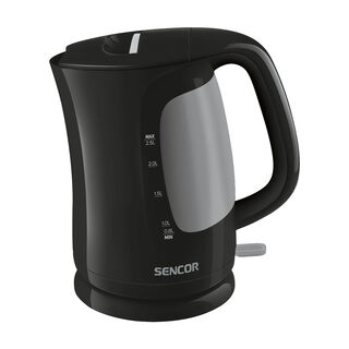 Sencor plastic black kettle 2200W, 2.5L