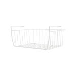 Alberto White Coated Over The Shelf Basket Rack image number 2