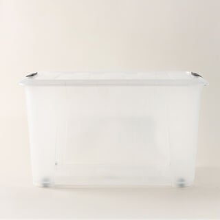 Homez 70L Rolling Box With Clips 62.8*43.1*36.8Cm