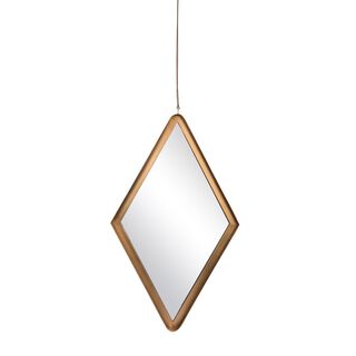 Iron Wall Mirror Special Shape Gold 