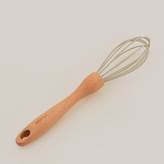 Pentola silicone egg whisk with beechwood handle 10"