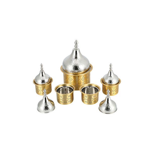 Tray Set With 5 Pots image number 2