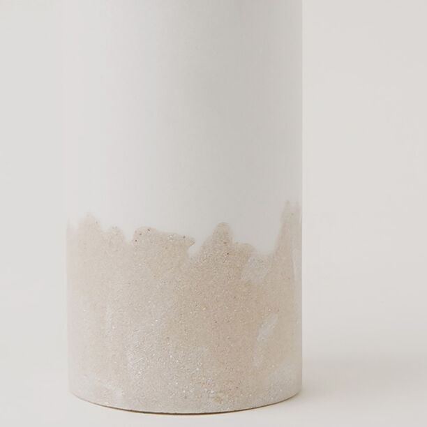 Homez sandstone toilet brush holder, beige 9.6*9.6*42cm image number 3
