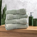 Boutique Blanche Green 4 Piece Ultra Soft Hand Towel Set 50*100 Cm image number 0