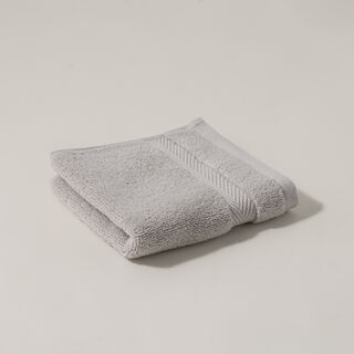 Boutique Blanche 100% microcotton face towel, 650GSM,light grey, 30*30cm