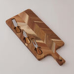 Alberto Acacia Wood Cheese Board 48*20*2Cm, Brown image number 0