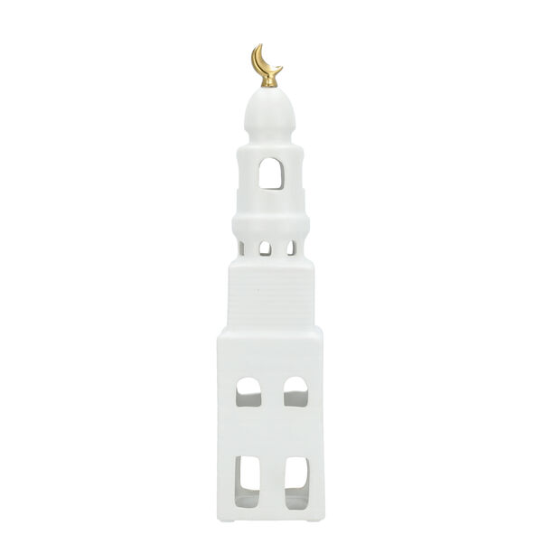 Ceramic Candle Holder 8.2*8.2*36 Cm image number 2
