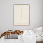 Homez wall art framed canvas wood 60*80cm image number 1
