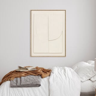 Homez wall art framed canvas wood 60*80cm