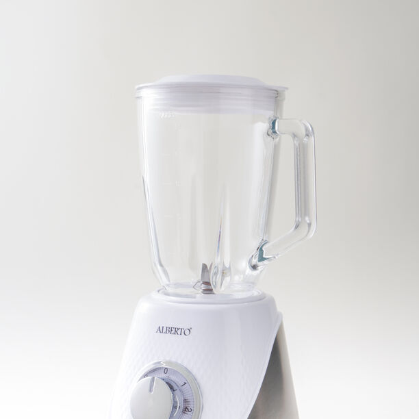 Alberto steel stand blender 400w, with 1.5L glass jug in white image number 3