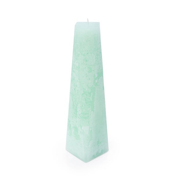 Pillar Candle Shaped Green  image number 1