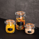 Alberto 3 Pieces Glass Jars With Clamp image number 2