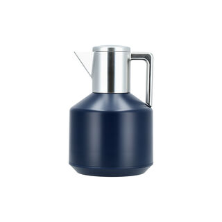 Oumq Plastic and Steel Vacuum Flask 1L Blue