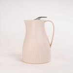 Plastic Vacuum Flask Bear Beige 1L image number 1