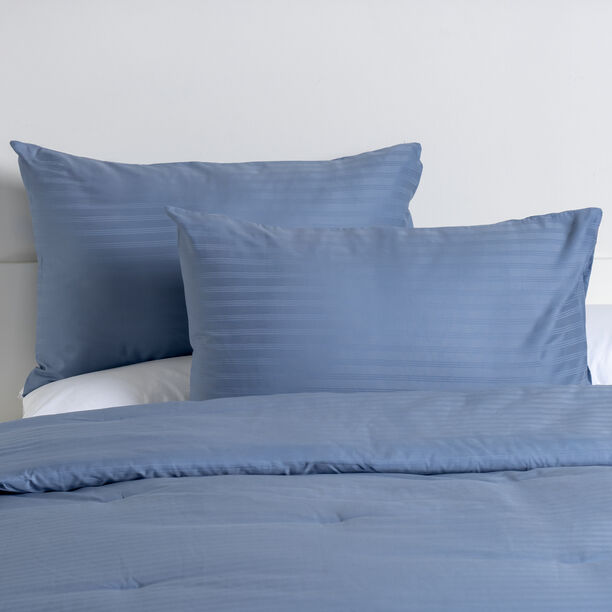 3Pcs cotton comforter set 250*260 cm, denim sky image number 1