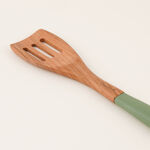 Alberto Wooden Cooking Spoon, Green, 38 Cm image number 1