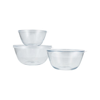 ALBERTO 6 PCS GLASS FOOD STORAG SET