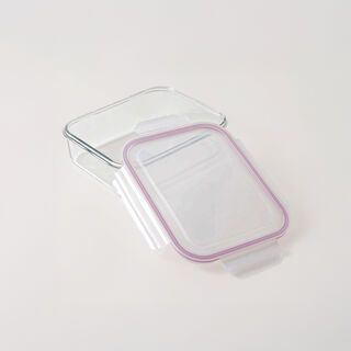Glasslock rectangular glass container 715ml