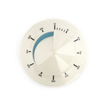 Alberto Plastic Mechanical Kitchen Timer Cone Shape White Color image number 2