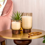 Glass Jar Candle With Fragrance Oud Gold Fragrance 10.16*18.4 cm image number 0