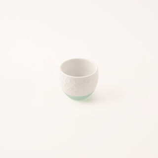 Safa'a white porcelain Arabic coffee cup set