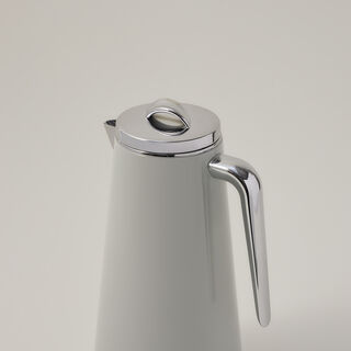 Dallaty Eve set of 2 steel vacuum flask grey & chrome