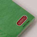 البرتو مناديل ورقية عبوة 30 قطعة، أخضر 33*33سم image number 1