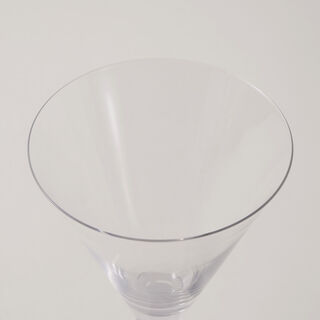 La Mesa Set Of 2 Tall Glasses Frosted Bottom Modern Design