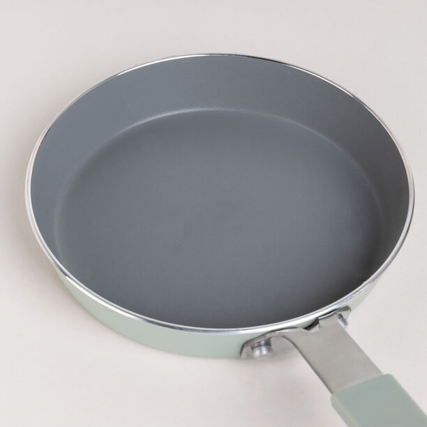 2Pcs Mini Set Frypan + Sauce Pan Green image number 4